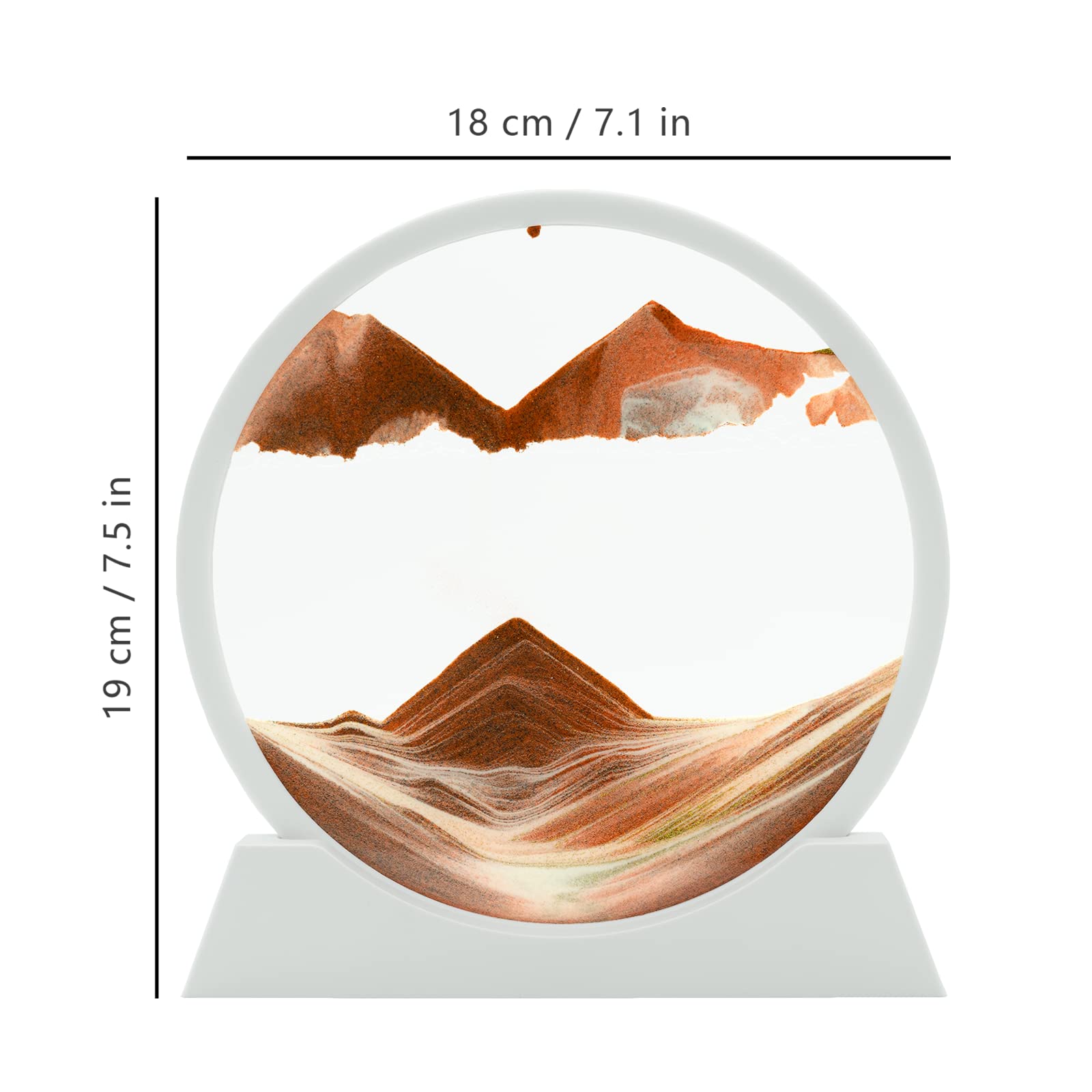 Amazon.co.jp: ムービングサンドアート(7インチ、黄褐色) : DIY